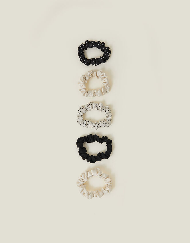 5-Pack Skinny Mix Hair Scrunchies, , large