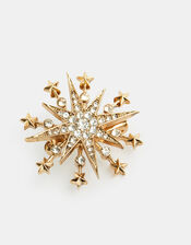 Christmas Sparkle Crystal Brooch, , large