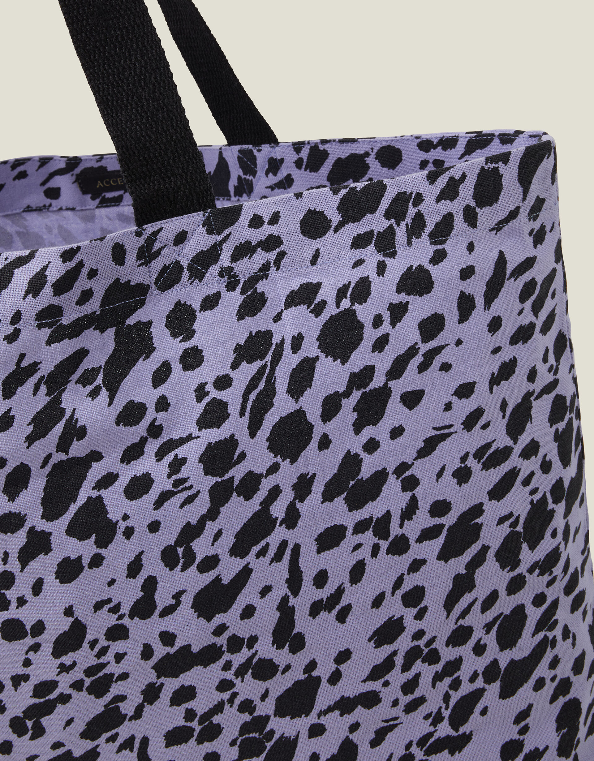 Dalmation print bag shop