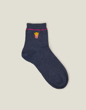 Fries Motif Socks, , large