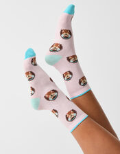 Hedgehog Print Socks , , large