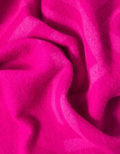 Geometric Super-Soft Blanket Scarf, Pink (PINK), large