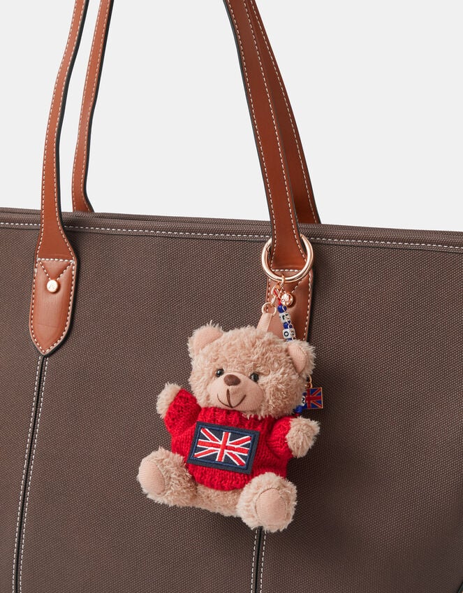 London Bear Bag Charm, , large