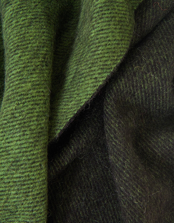 Luxury Wool Scarf, Green (GREEN), large