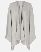 Metallic Blanket Wrap Scarf, , large