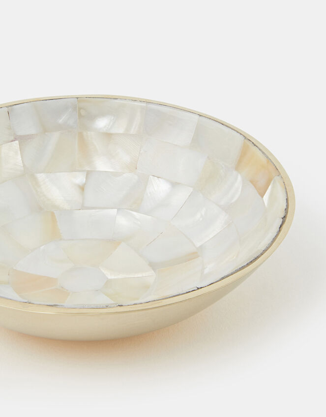 Small Mother Of Pearl Trinket Dish, , large