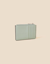 Zip Card Holder, Green (LIGHT GREEN), large