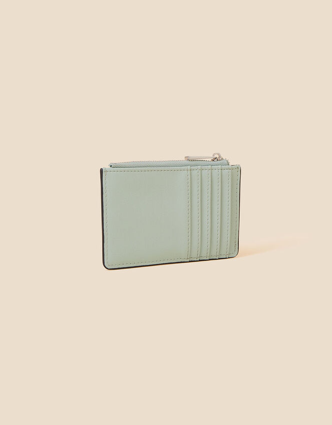Zip Card Holder, Green (LIGHT GREEN), large