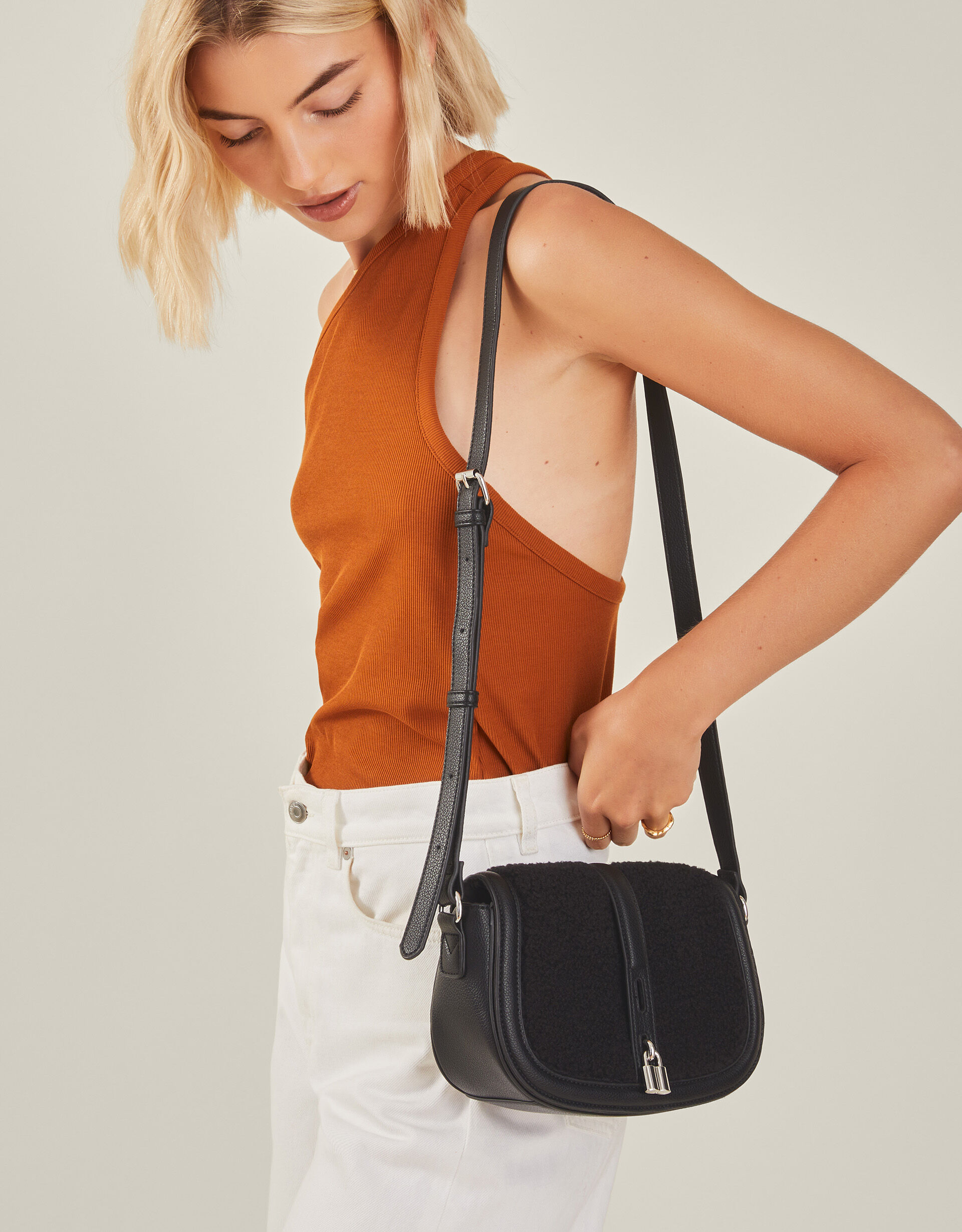 Accessorize black cross body bag cheap