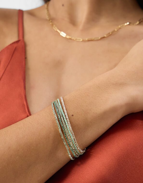 5-Pack Sparkle Stretch Bracelets, , large