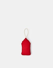 Beaded Popcorn Christmas Tree Decoration, , large