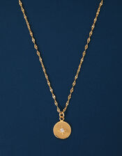 14ct Gold-Plated Star Pendant Necklace, , large