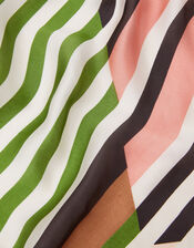 Splice Satin Print Scarf, , large