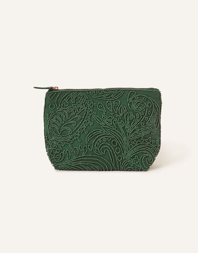 Large Beaded Pouch, , large