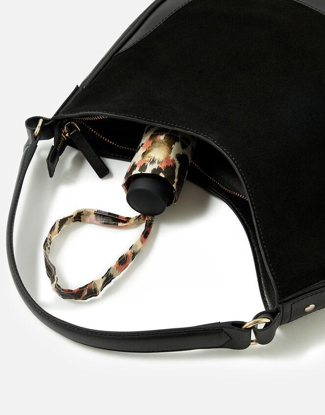 Scoop Leather Shoulder Bag, , large
