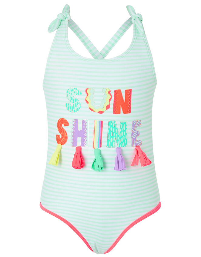 Sunshine Striped Swimsuit, Multi (BRIGHTS-MULTI), large
