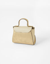 Ellie Top Handle Bag, Gold (GOLD), large