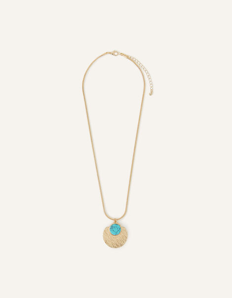 Disc Pendant Necklace , , large