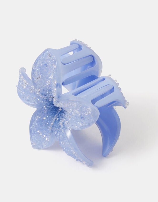 Sparkle Tropical Flower Claw Clip, , large