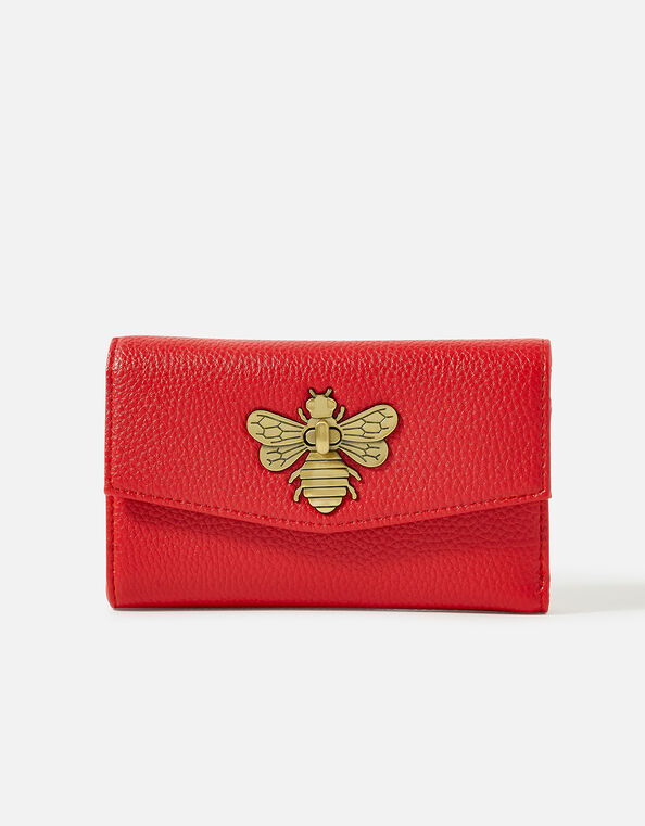 Bee Twist Lock Purse Red, Red (RED), large