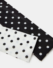 2-Pack Polka Dot Bando Headbands, , large