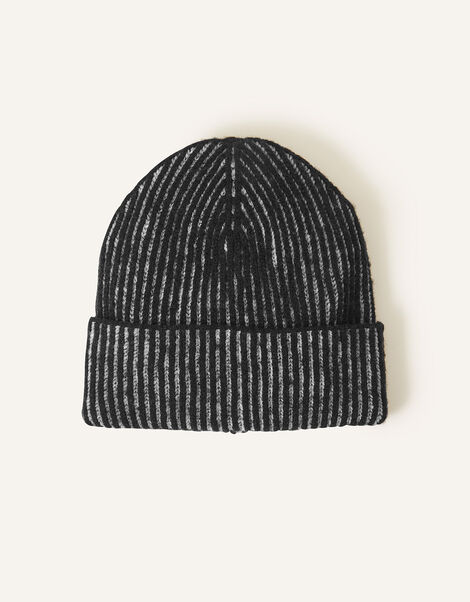 Paris Knit Beanie, Black (BLACK), large