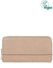 Large Reptile Wallet, Nude (NUDE), large