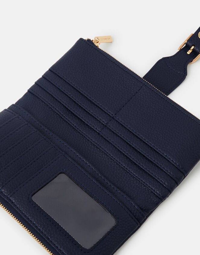 Stripe Buckle Purse, , large