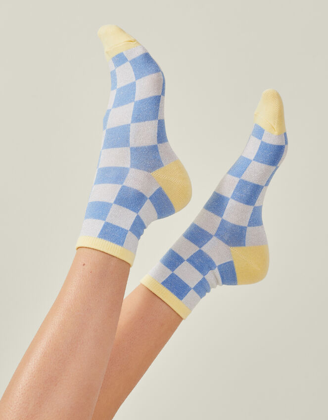 Checkerboard Socks, , large