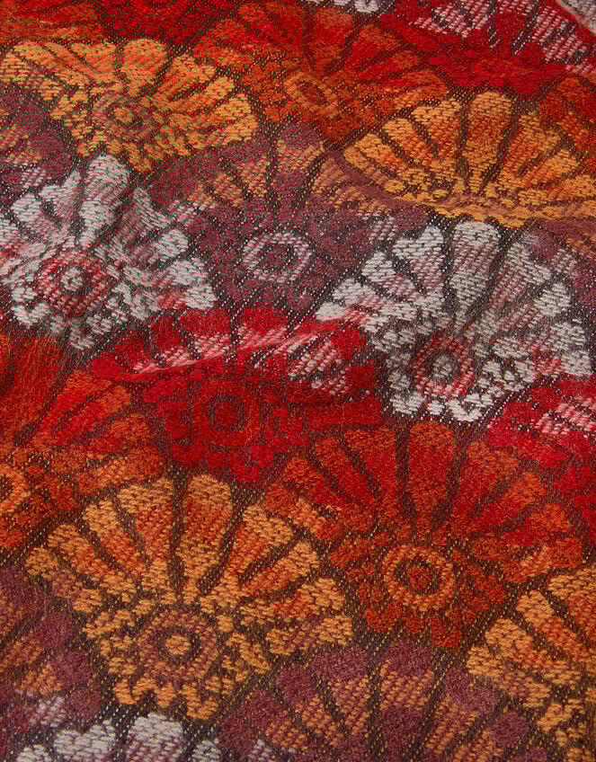 Flower Deco Blanket Scarf, , large