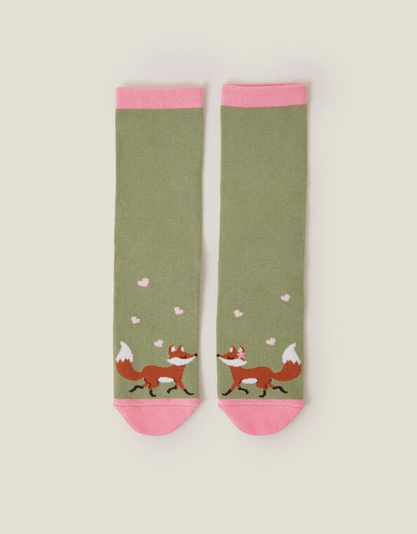 Foxes In Love Socks, , large