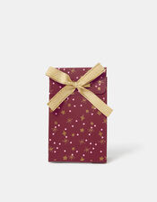 Star Print Christmas Gift Pouch Box, , large