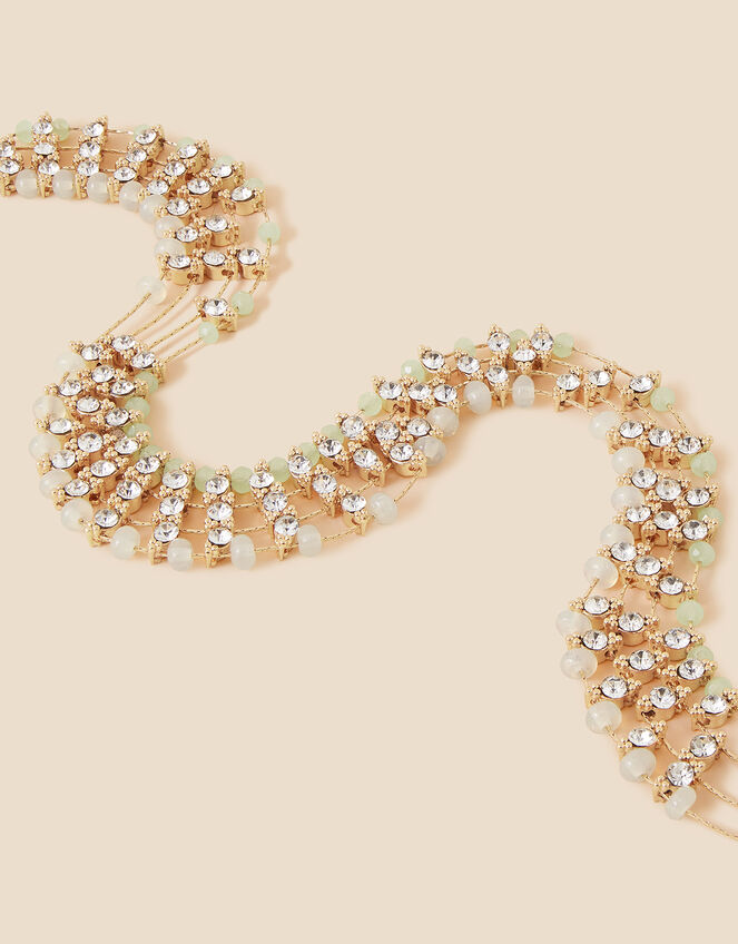 Sparkle Beaded Collar Necklace, , large
