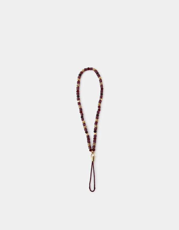 Beaded Phone Charm, , large