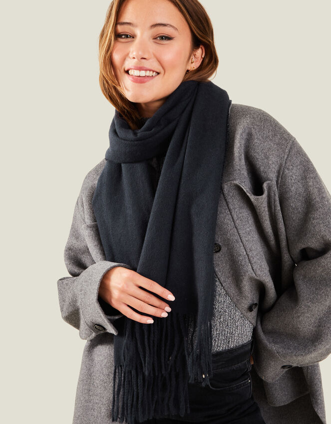 Super-Soft Scarf, Blue (NAVY), large