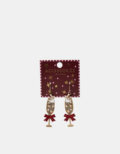 Christmas Prosecco Drop Earrings, , large
