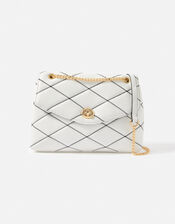 Ava Quilted Shoulder Bag, , large