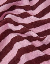 Accessorize x Good Manners Stripe Knitted Triangle Scarf, , large