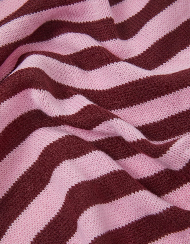 Accessorize x Good Manners Stripe Knitted Triangle Scarf, , large
