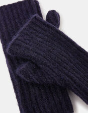 Rib Knit Wrist Warmers, , large