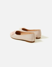 Girls Sparkle Corsage Ballerina Flats, Pink (PINK), large