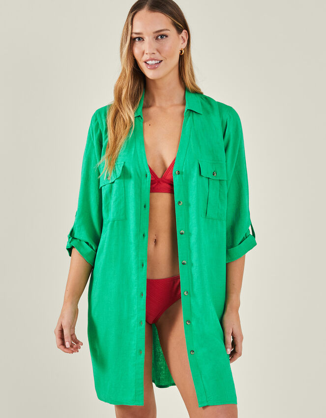 Beach Shirt, Green (GREEN), large