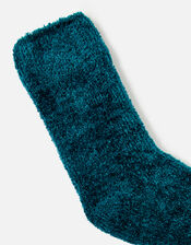 Fluffy Chenille Cosy Ankle Socks, , large