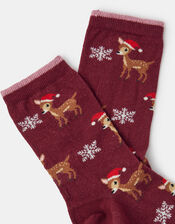 Christmas Reindeer Socks, , large