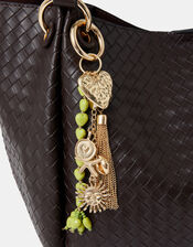 Heart Tassel Bag Charm, , large