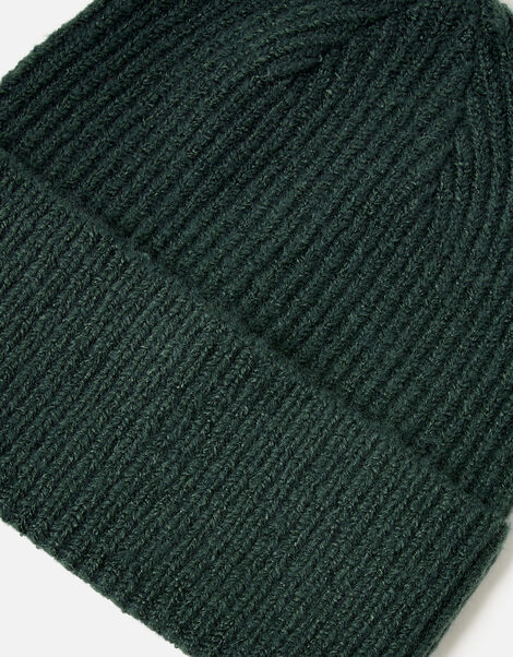 Soho Knit Beanie Hat Green, Green (GREEN), large