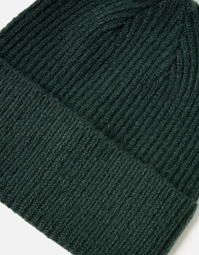 Soho Knit Beanie Hat, Green (GREEN), large