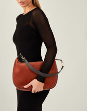 Cord Shoulder Bag, Orange (RUST), large