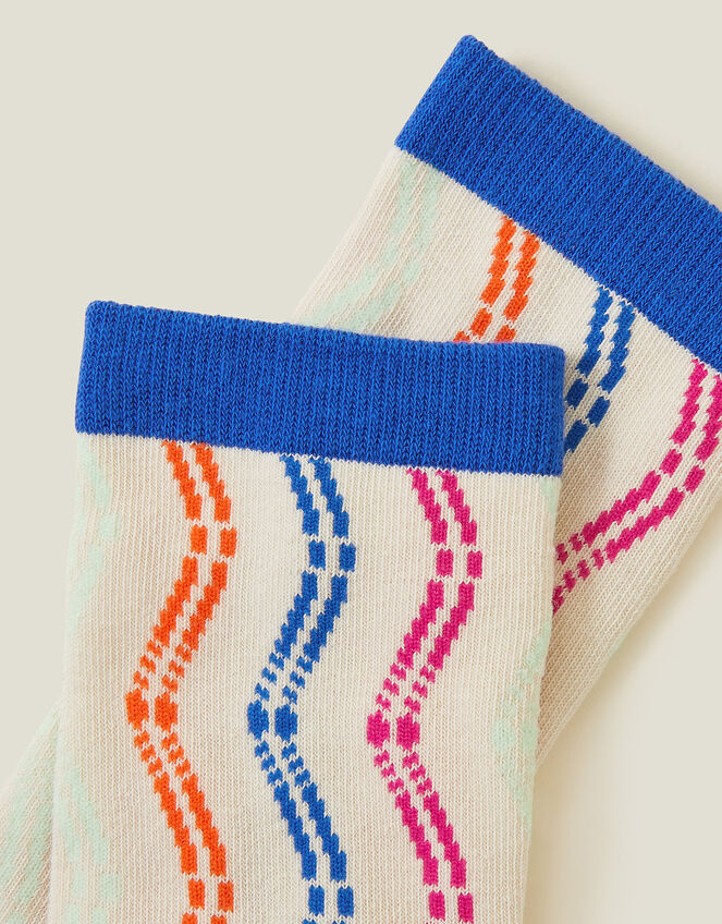 Wavy Stripe Socks , , large