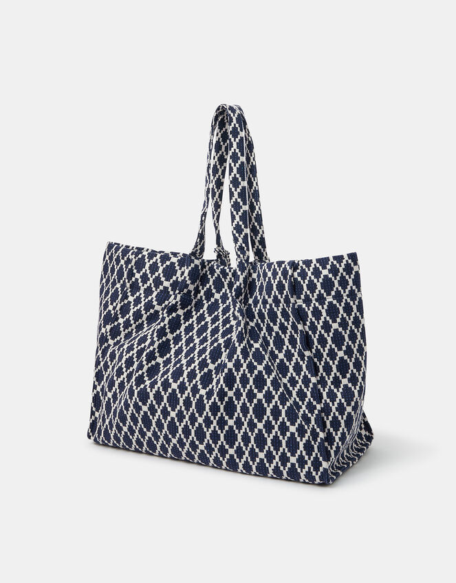 Geometric Tote Bag, , large